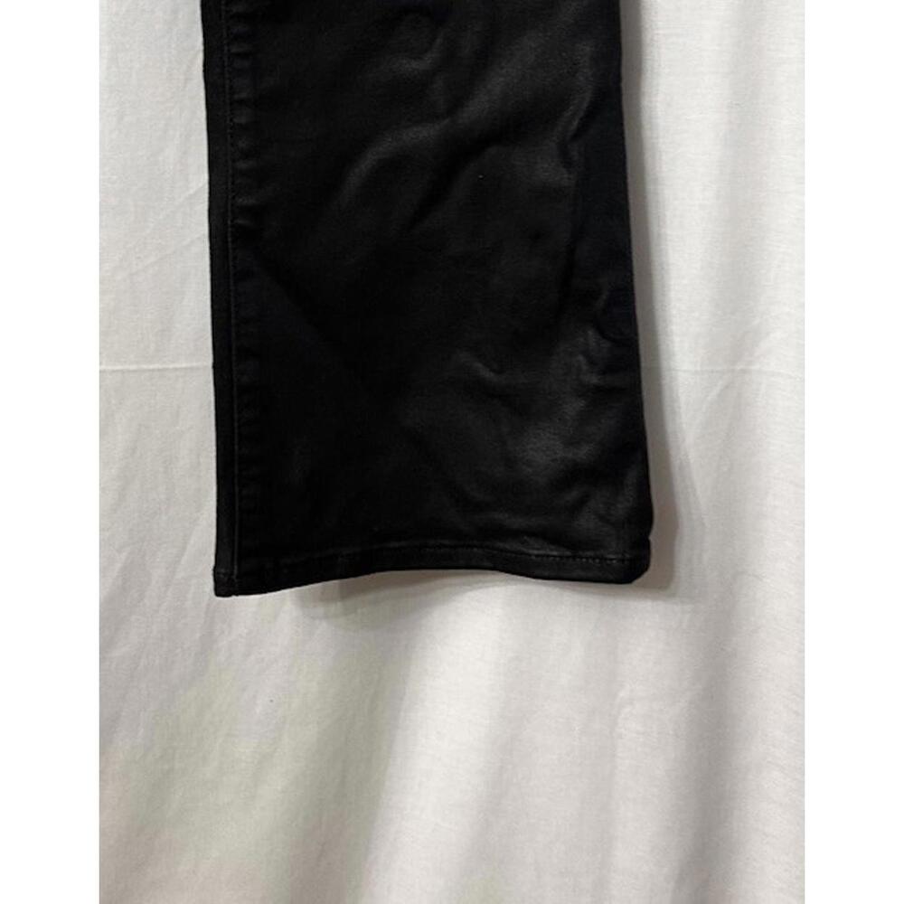 NWT 7 For All Mankind High Waist Slim Kick Womens Black Coated Jeans Size 29‎ - Picture 7 of 10